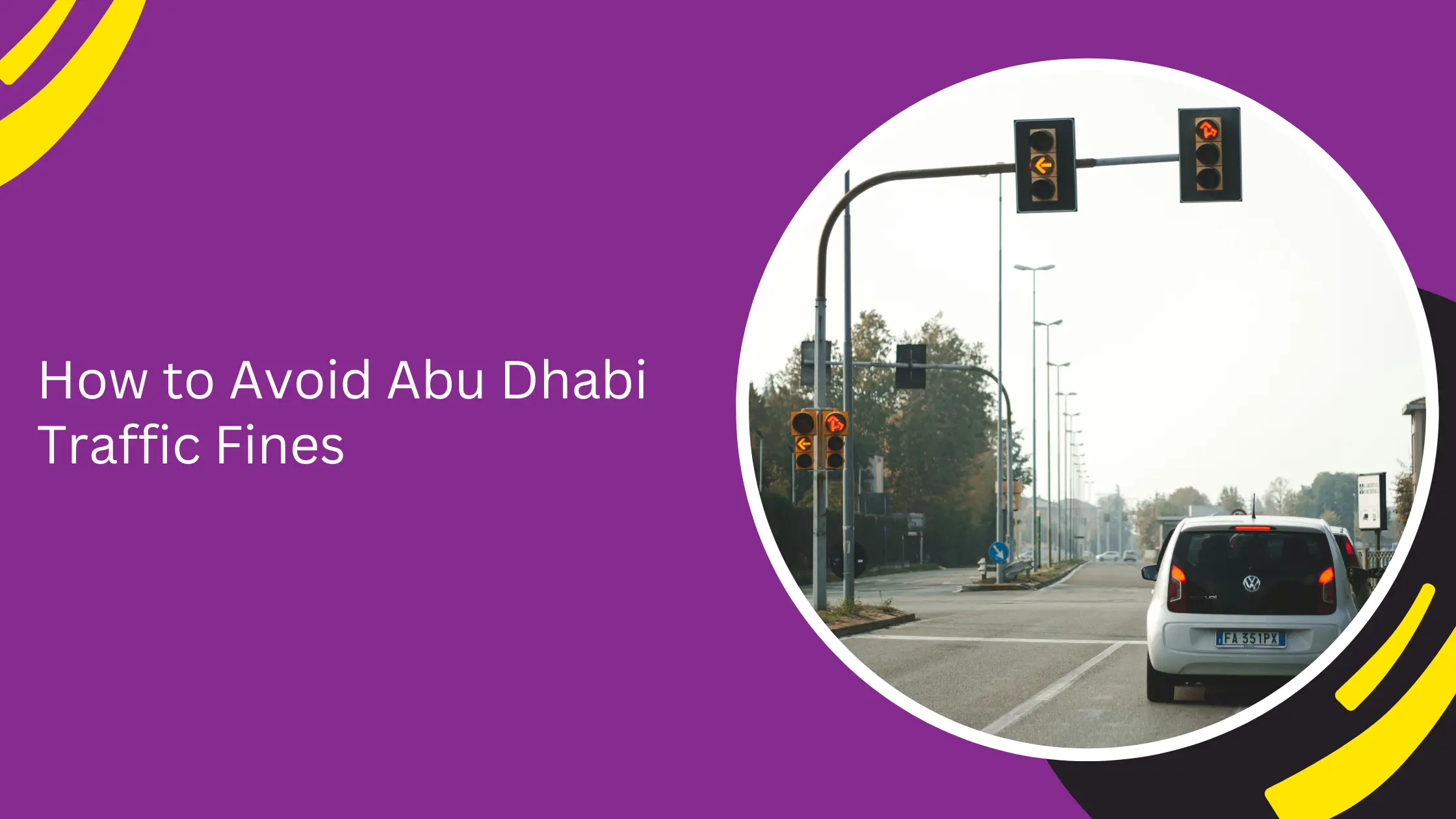 How to Avoid Abu Dhabi Traffic Fines